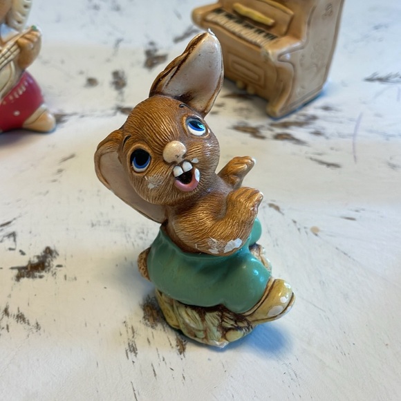 VINTAGE Pendelfin Bunny Set 5 Pieces - Picture 5 of 10